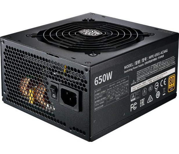 COOLER MASTER Zasilacz MWE Gold V2 650W modularny 80+ Gold MPE-6501-AFAAG-EU - 604210 - zdjęcie 7